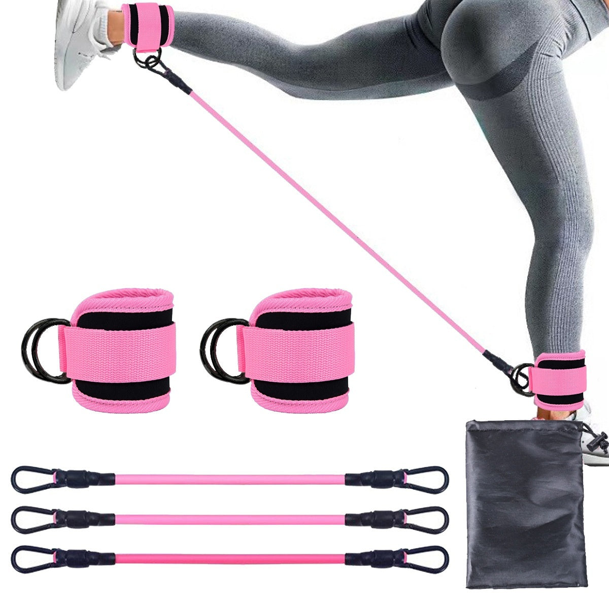 Ankle Foot/ Ring Leggings Straps Gantry Buckle Trainer glute kickback machine