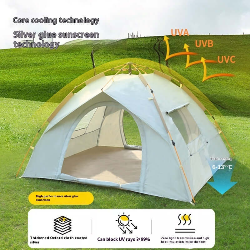 Outdoor Portable Folding Automatic Camping Tent